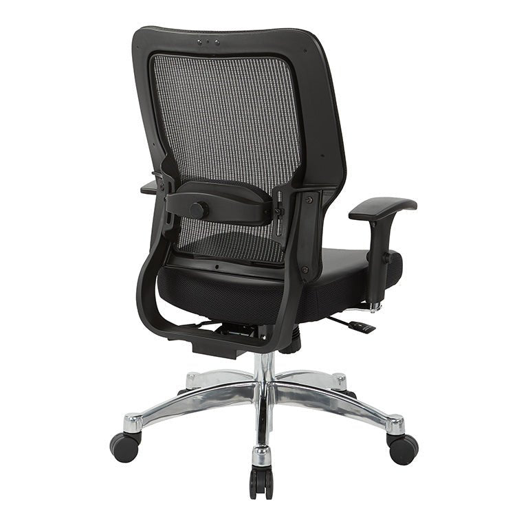 Space Black Vertical Mesh Back Chair - 63-E3T17C63C - Functional Office Furniture - 63-E3T17C63C