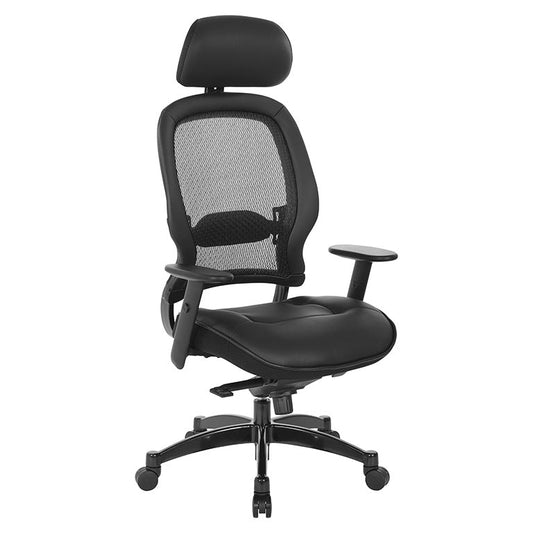 Space Professional Black Breathable Mesh Back Chair - 27008 - Functional Office Furniture - 27008