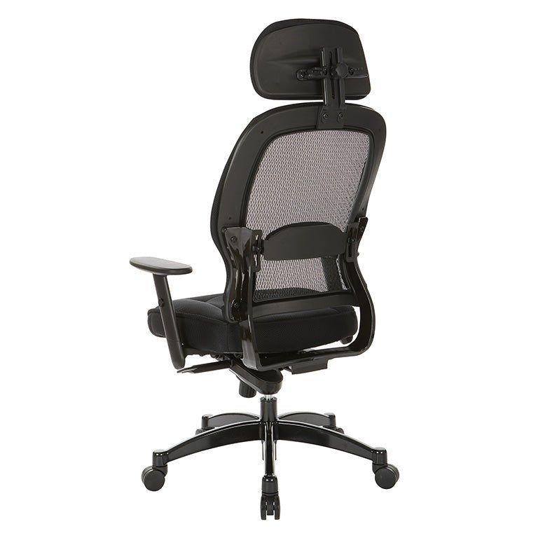 Space Professional Deluxe Black Breathable Mesh Back Chair - 25004 - Functional Office Furniture - 25004