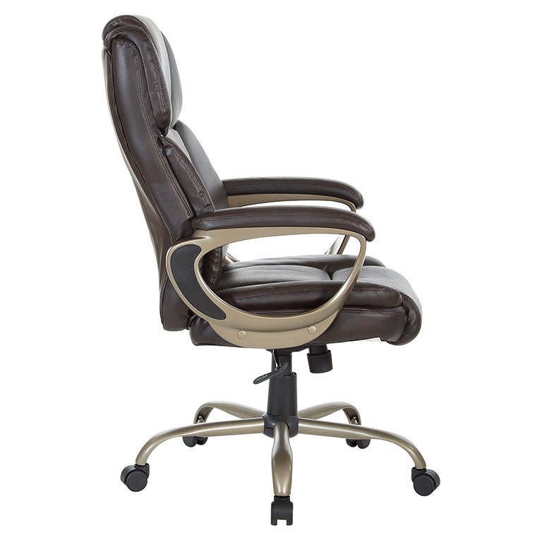 WorkSmart Executive Eco-Leather Big Mans Chair - ECH12801-EC1 - Functional Office Furniture - ECH12801-EC1