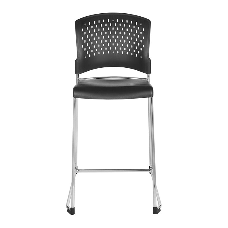 WorkSmart Tall Stacking Chair with Plastic Seat and Back - DC8658C2-3 - Functional Office Furniture - DC8658C2-3