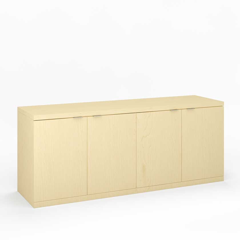 Buffet Credenza with four hinged doors (72x20x36) - Office Desks - PLM512D / 36