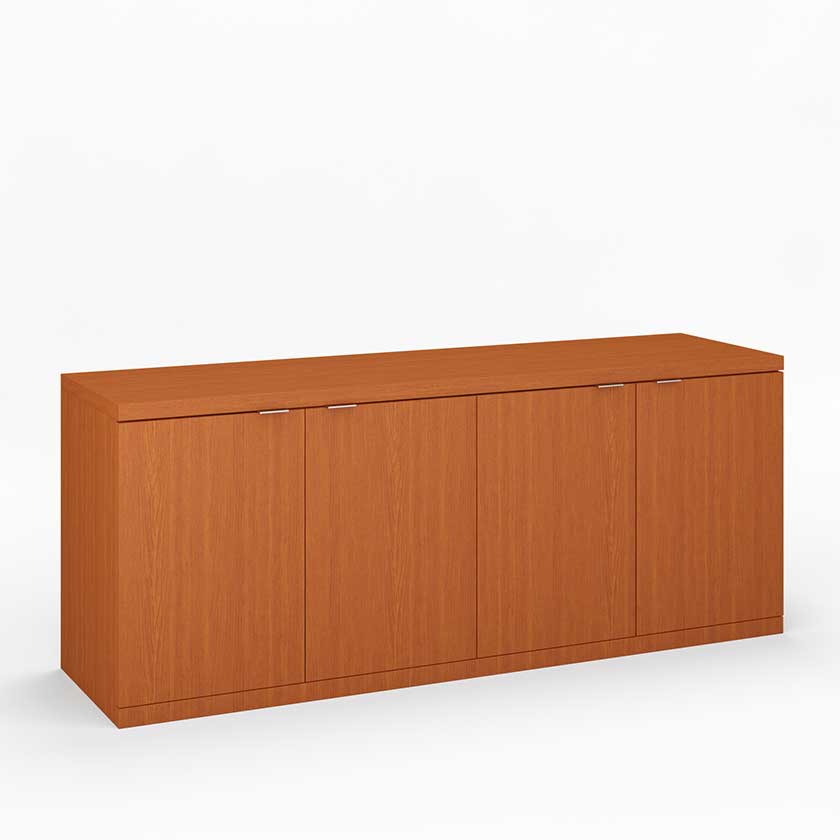 Credenza with four hinged doors (72x20x29) - Office Desks - PLM512D