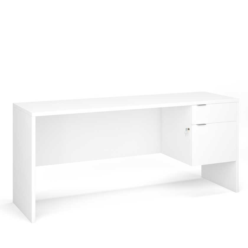 Credenza with Left or Right B/F 3/4 Pedestal (72x24) - Office Desks - LM7224