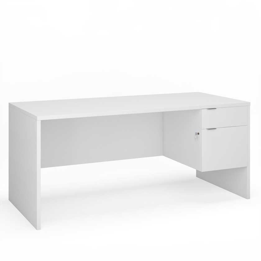 Desk with Right B/F 3/4 Pedestal (66x30) - Office Desks - LM6630