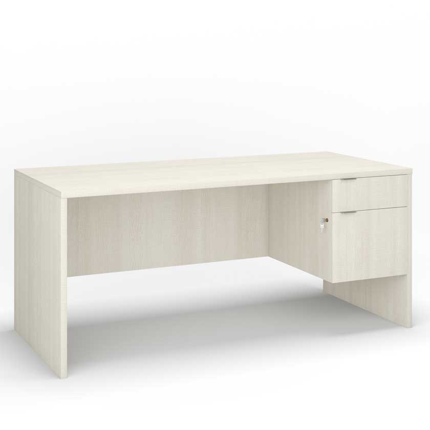 Desk with Right B/F 3/4 Pedestals (60x30) - Office Desks - LM6030-SR
