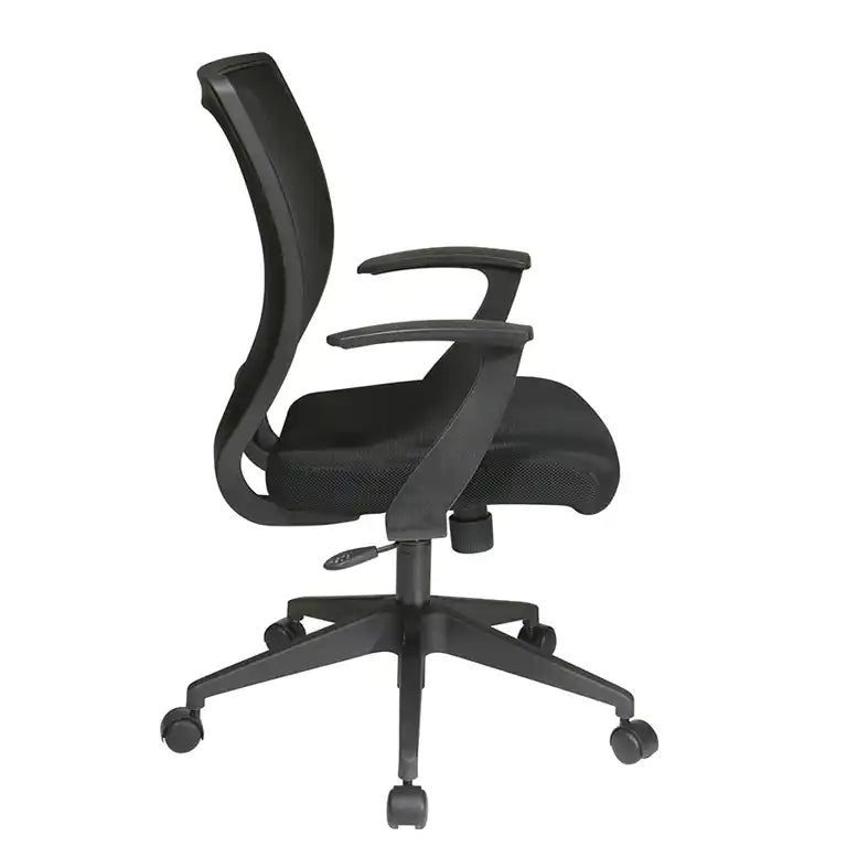 WorkSmart Screen Back Task Chair with "T" Arms EM51022N-3 - Office Desks - EM51022N-3