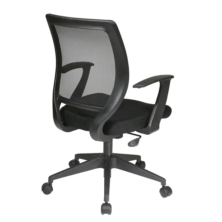 WorkSmart Screen Back Task Chair with "T" Arms EM51022N-3 - Office Desks - EM51022N-3