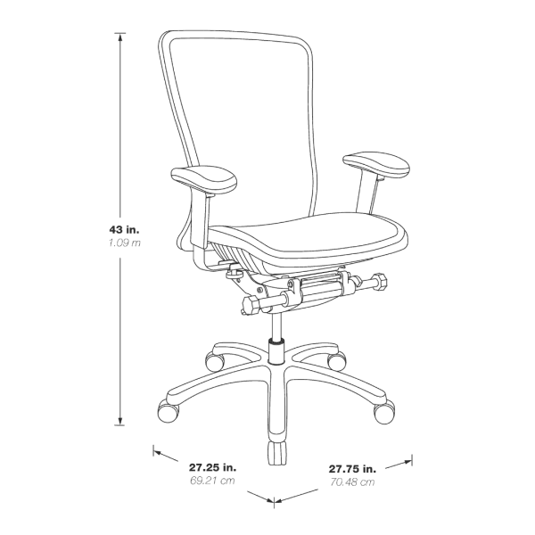 ProGrid High Back Chair – 93720 - Functional Office Furniture - 93720