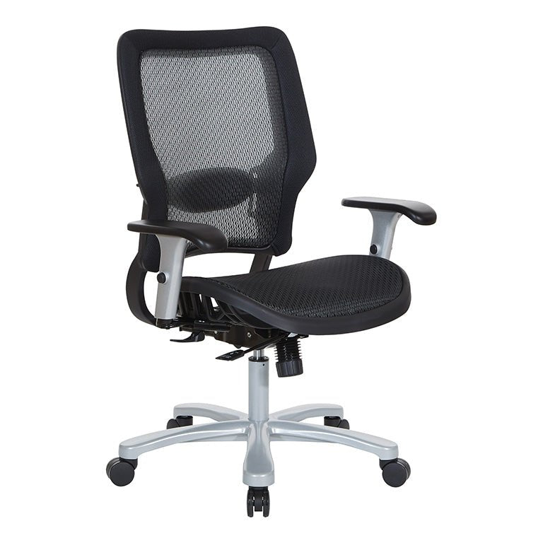 Space Big & Tall Air Grid® Manager's Chair - 63-11A653R - Functional Office Furniture - 63-11A653R