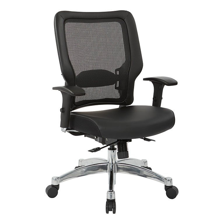 Space Black Vertical Mesh Back Chair - 63-E3T17C63C - Functional Office Furniture - 63-E3T17C63C