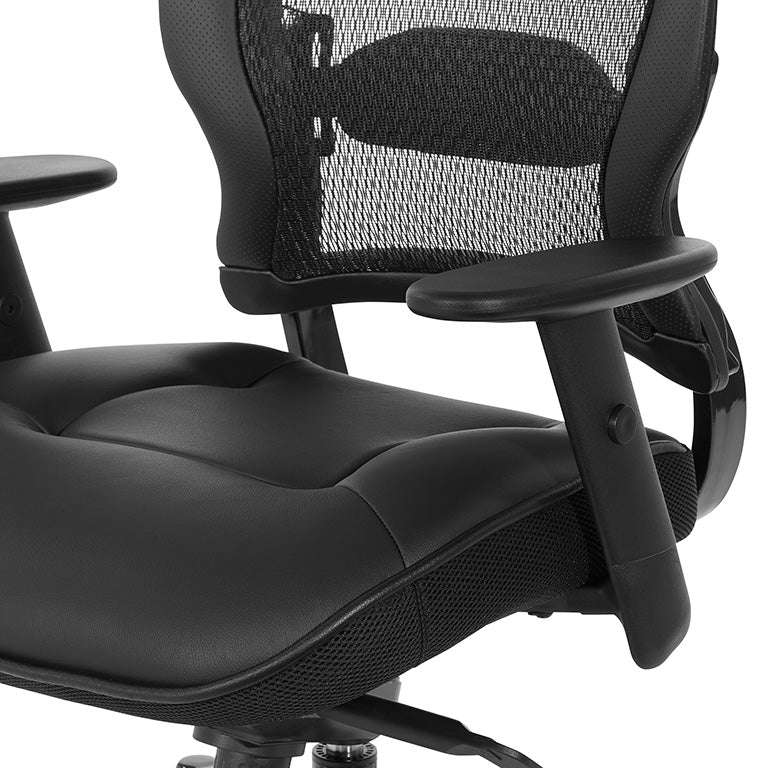 Space Professional Black Breathable Mesh Back Chair - 27008 - Functional Office Furniture - 27008