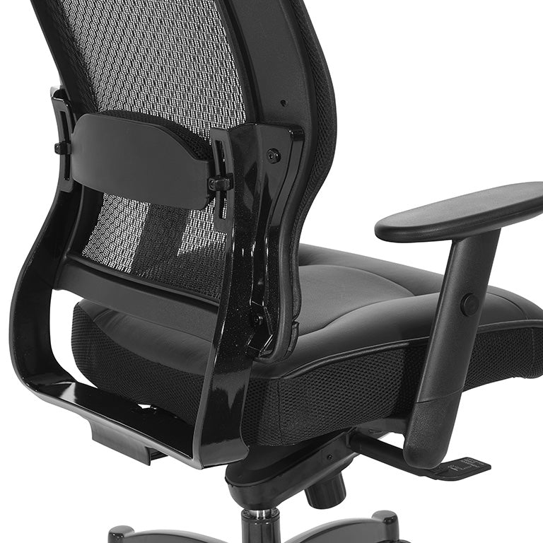 Space Professional Black Breathable Mesh Back Chair - 27008 - Functional Office Furniture - 27008