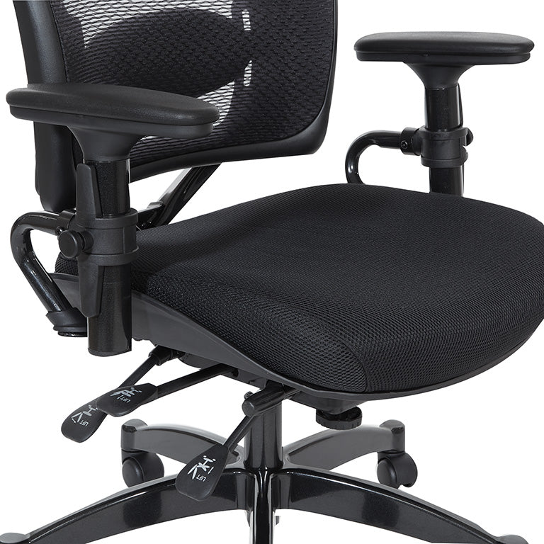 Space Professional Dual Function Ergonomic AirGrid Chair - 6806 - Functional Office Furniture - 6806