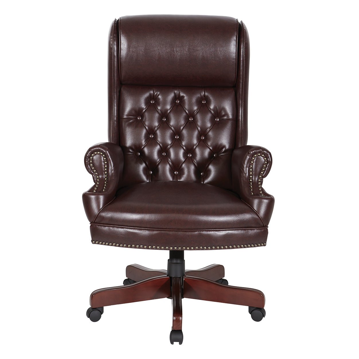 WorkSmart Deluxe High Back Traditional Executive Chair - TEX228-JT4 - Functional Office Furniture - TEX228-JT4