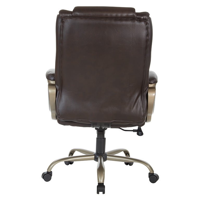 WorkSmart Executive Eco-Leather Big Mans Chair - ECH12801-EC1 - Functional Office Furniture - ECH12801-EC1