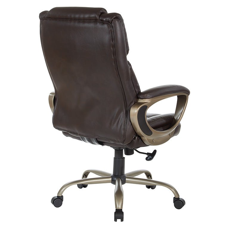 WorkSmart Executive Eco-Leather Big Mans Chair - ECH12801-EC1 - Functional Office Furniture - ECH12801-EC1