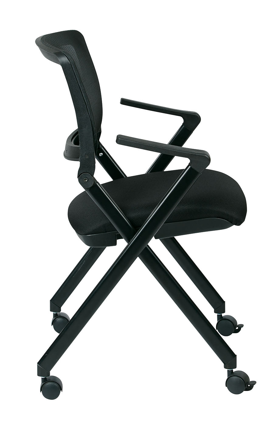 WorkSmart Folding Chair with breathable Mesh Back - FC8483-231 - Functional Office Furniture - FC8483-231