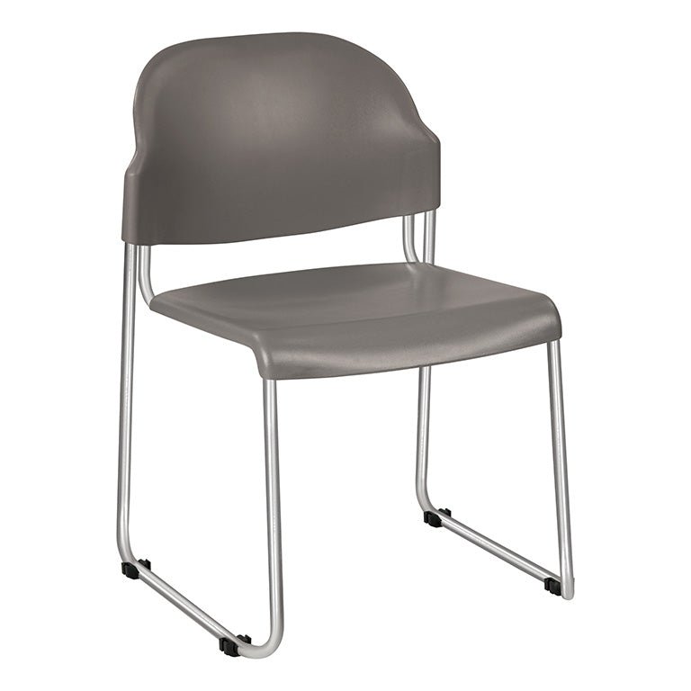 WorkSmart Stack Chair with Plastic Seat and Back - STC3030-2 - Functional Office Furniture - STC3030-2