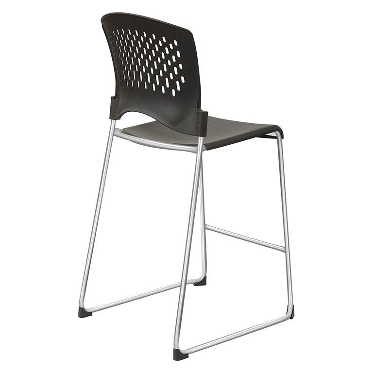 WorkSmart Tall Stacking Chair with Plastic Seat and Back - DC8658C2-3 - Functional Office Furniture - DC8658C2-3