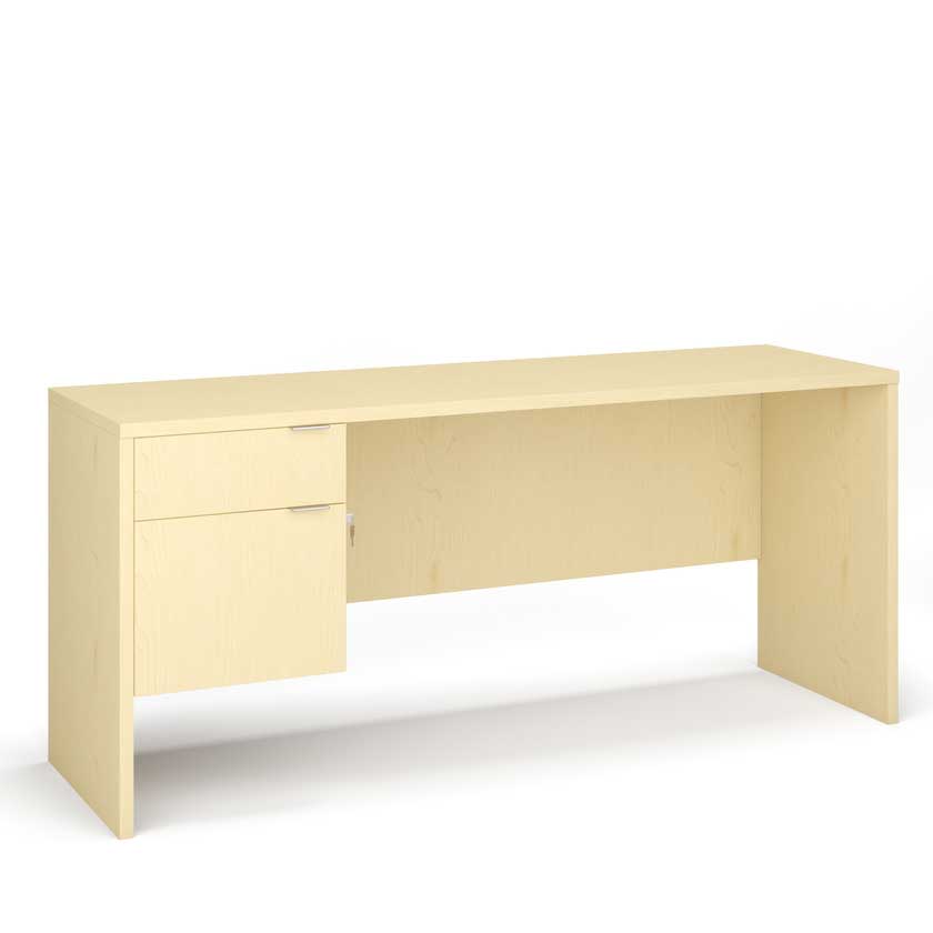 Credenza with Left or Right B/F 3/4 Pedestal (72x20) - Office Desks - LM7220