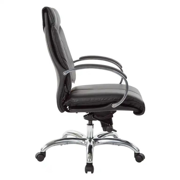 Pro Line II Deluxe Mid Back Black Chair - 8201 - Office Desks - 8201