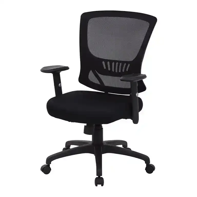 WorkSmart Mesh Back & Seat Locking Tilt Task Chair EM91027-3 - Office Desks - EM91027-3