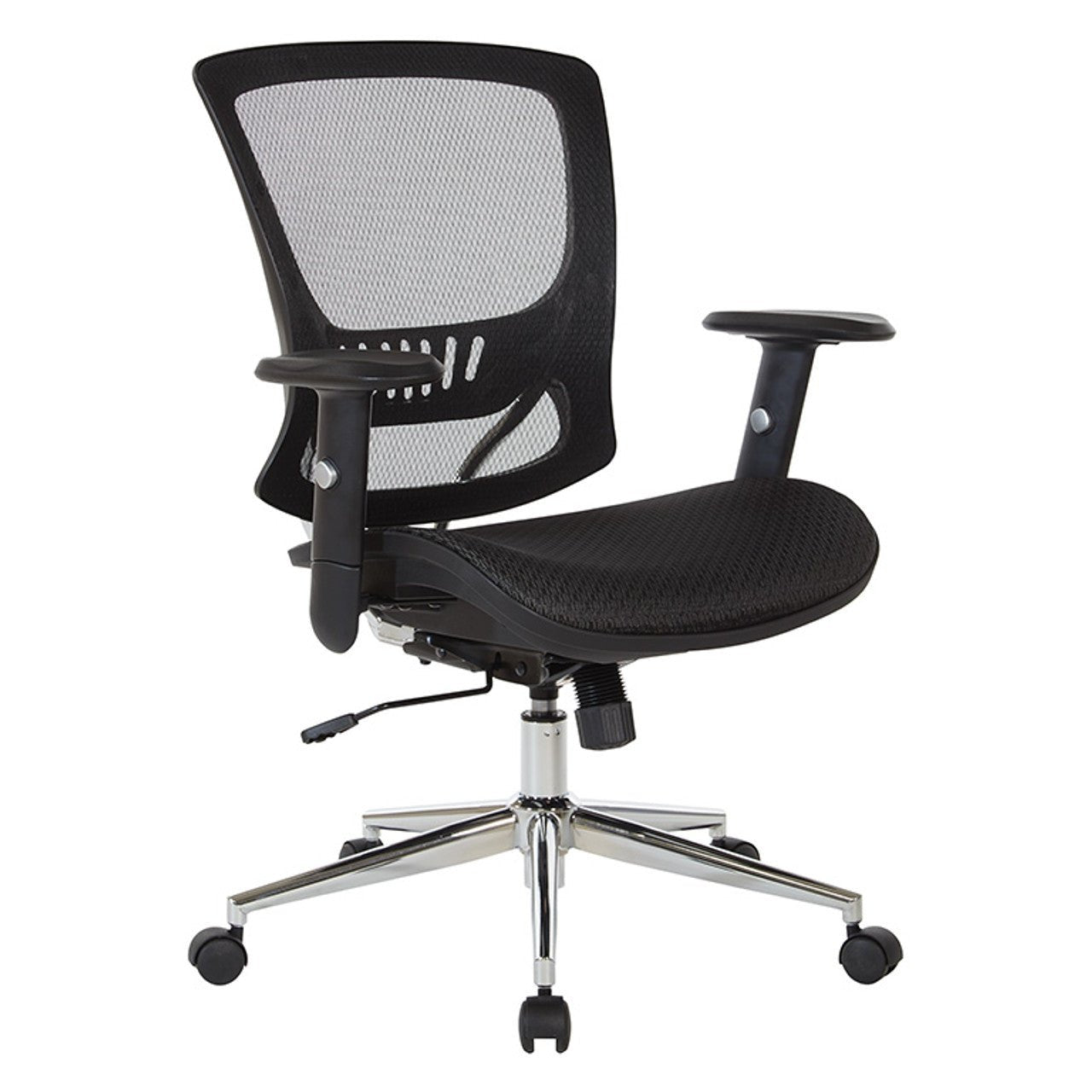 WorkSmart Mesh Screen Seat and Back Chair EM98910C-3 - Office Desks - EM98910C-3